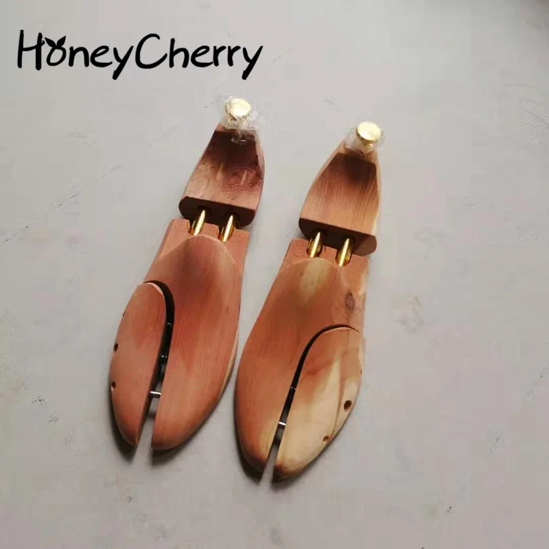 

Ортез для обуви из кедрового дерева. Регулируемый кожаный уход за обувью из цельного дерева, устойчивый к морщинам и деформации.