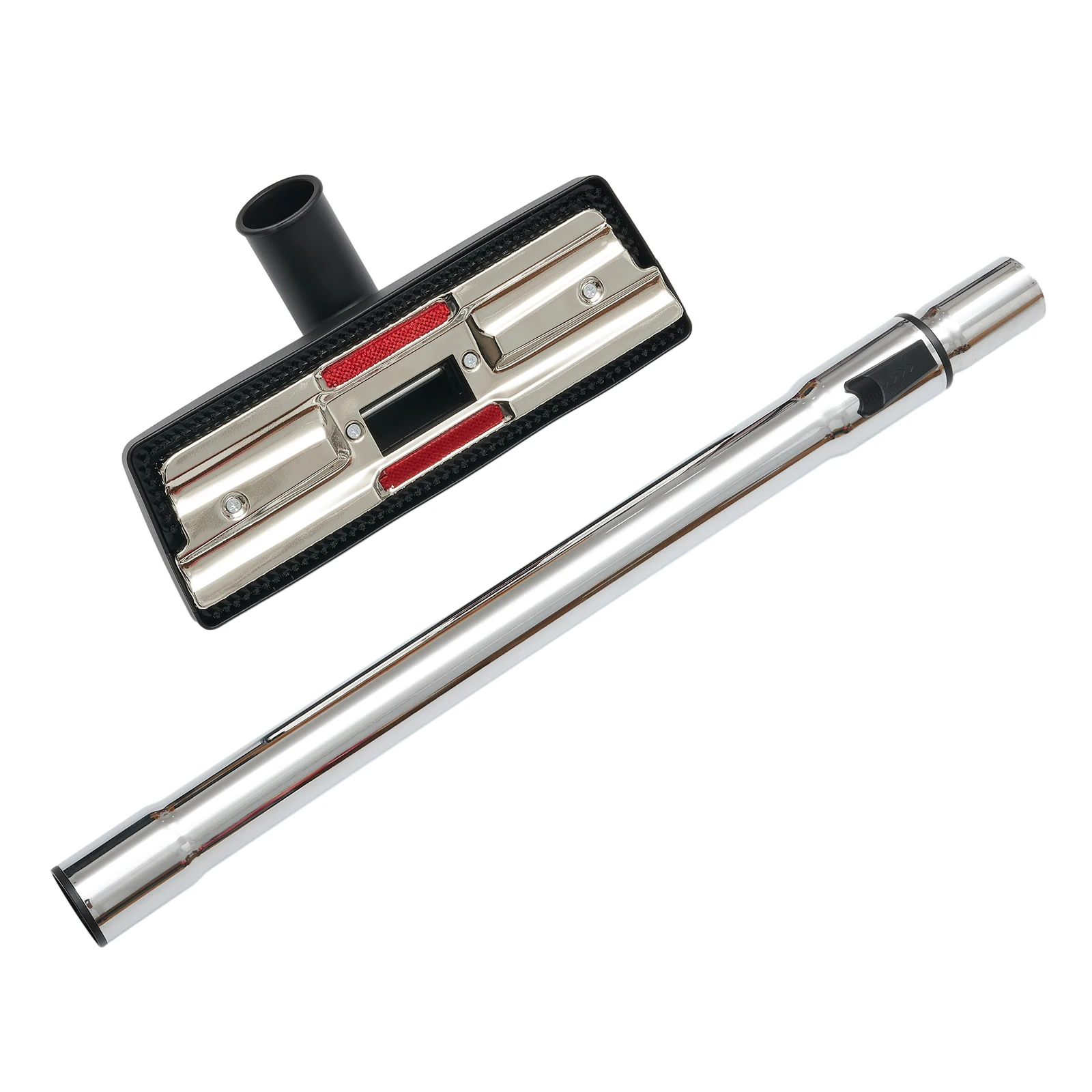 Extension Tube Floor Nozzle Adjustable Wand Handle Carpet Brush Extension Rod Tube Stainless Steel Universal 35mm Vacuum Cleaner