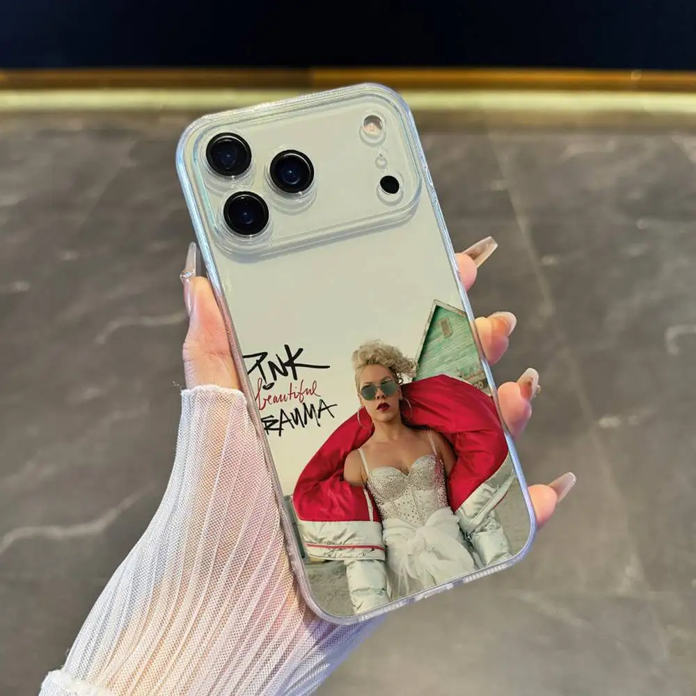 nk rosa alecia beth capa de telefone para iphone 17,16,15,14,13,12,11 pro, max, plus, x,xs, xr, se4, e mini capa macia transparente