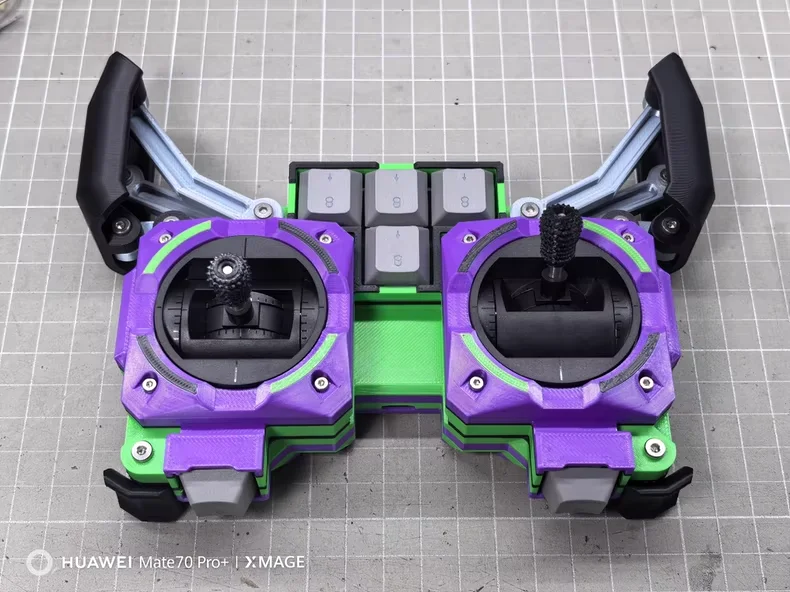 FPV Simulator Remote Control Controller Joystick 3D Printed Shell Four-Bearing Potentiometer Joystick Random color