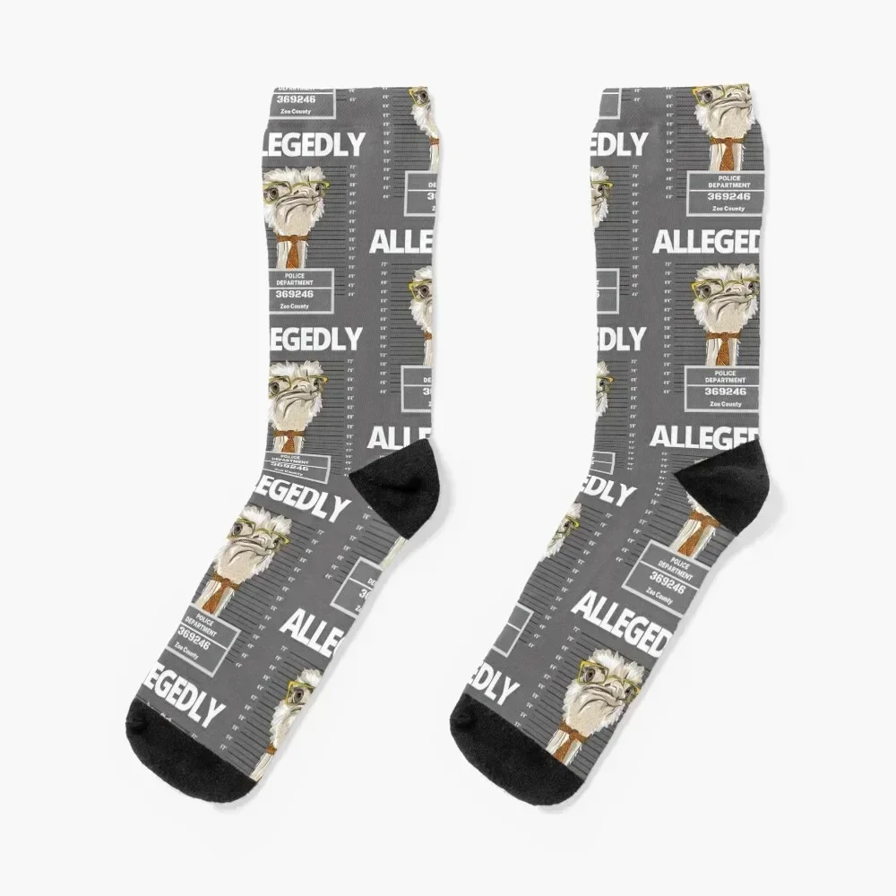

Allegedly Ostrich Socks cute funny gifts Soccer Heating sock Socks Ladies Men's cool retro Novelties Socks For Men Women's