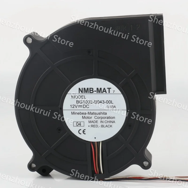 

BG1002-B043-00L New original NMB DC 12V 0.53A AC EC 10025 10CM turbine chassis server 100X100X25MM 4-wire cooling fan