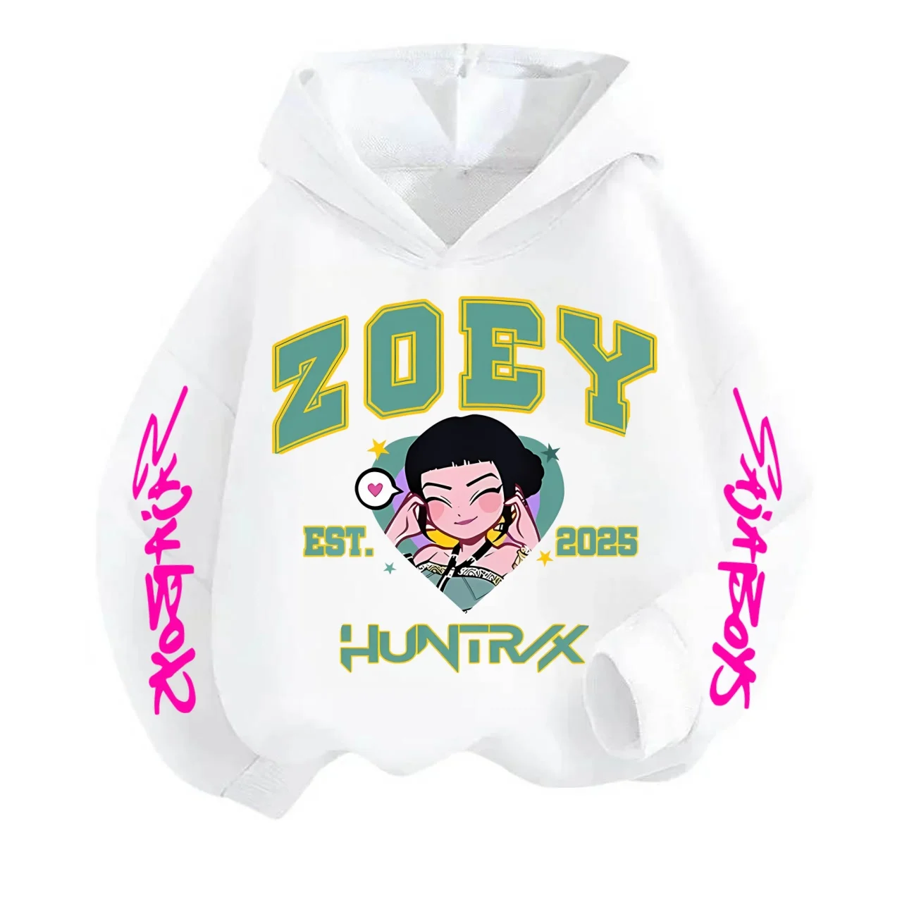 كرنفال مريح! K-POP: سترة بقلنسوة للهالوين من Demon Hunters: تصميم كرتوني لطيف، سويت شيرت للأطفال لجميع الجنس يأخذ العالم بواسطة Storm