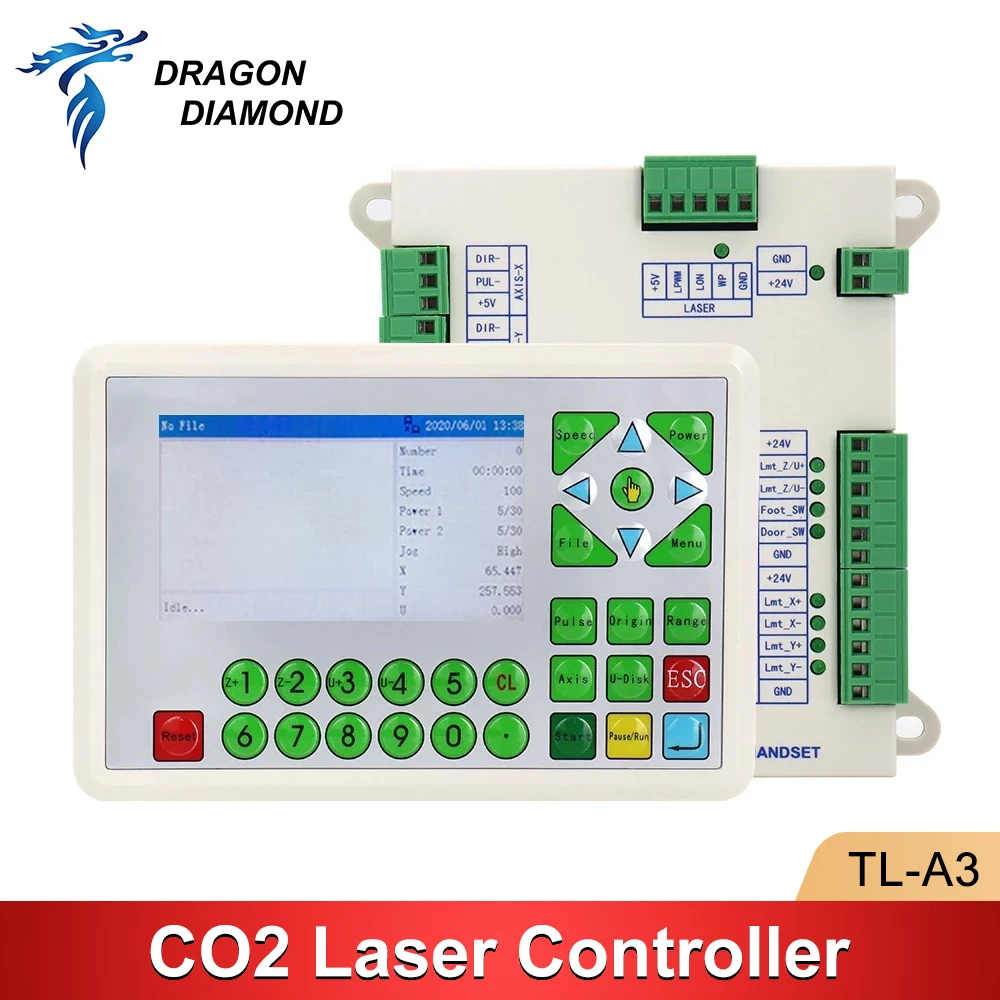 

Co2 Laser Controller System TL-A3 For Co2 Laser Engraving Cutting K40 Machine