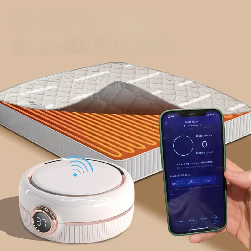 Best Sale Queen Size Customized Electric Heated Mattress Pad Cooling Heating Function Water Circulating System Sleep Monitoring