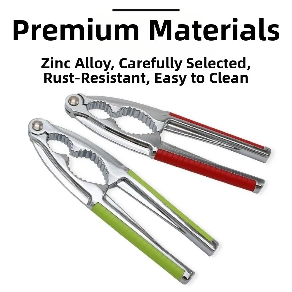 Stainless Steel Nut Cracker Quick Crack Multi-Function Walnut Cracker Plier Design Nutcracker Nut Sheller Household Use