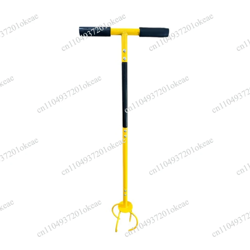 Garden soil grabber, lawn oxygenating hole puncher, garden soil loosening tool