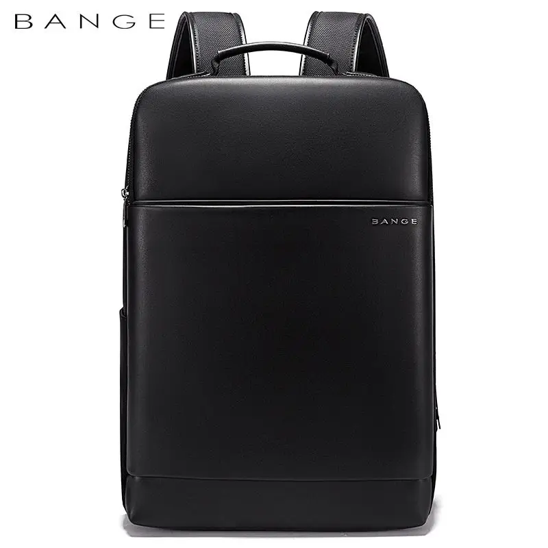 BANGE Design Large Capacity USB Rechargable Travel Backpacks Men 15.6 in Laptop Backpack Waterproof Bag for Male