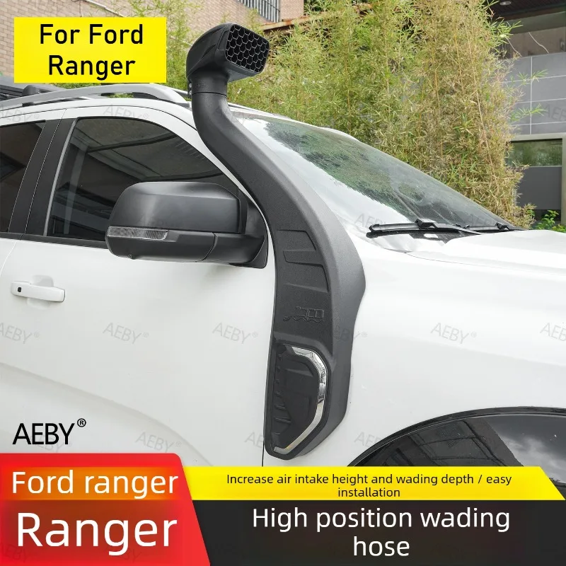 For Ford Ranger 2022-2026 Raise the intake pipe,snorkel kit,Air inlet wading and dustproof,Deep wading protection,Accessories view 2