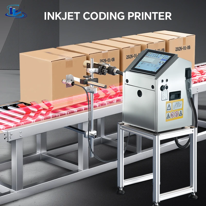 Efficient Energy-saving Low-maintenance Inkjet Printer High-clarity Small Character Coding High-Speed Touchscreen Label Printing