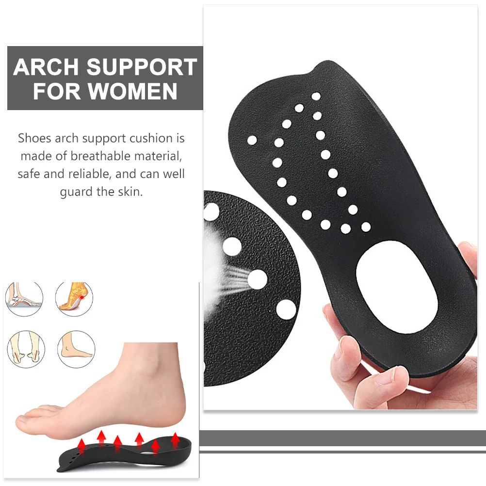 

1Pair Foot Arch Support Pads Adhesive Shoes Arch Protective Insoles Shock Absorption Decompression Breathable Cushion Prevent