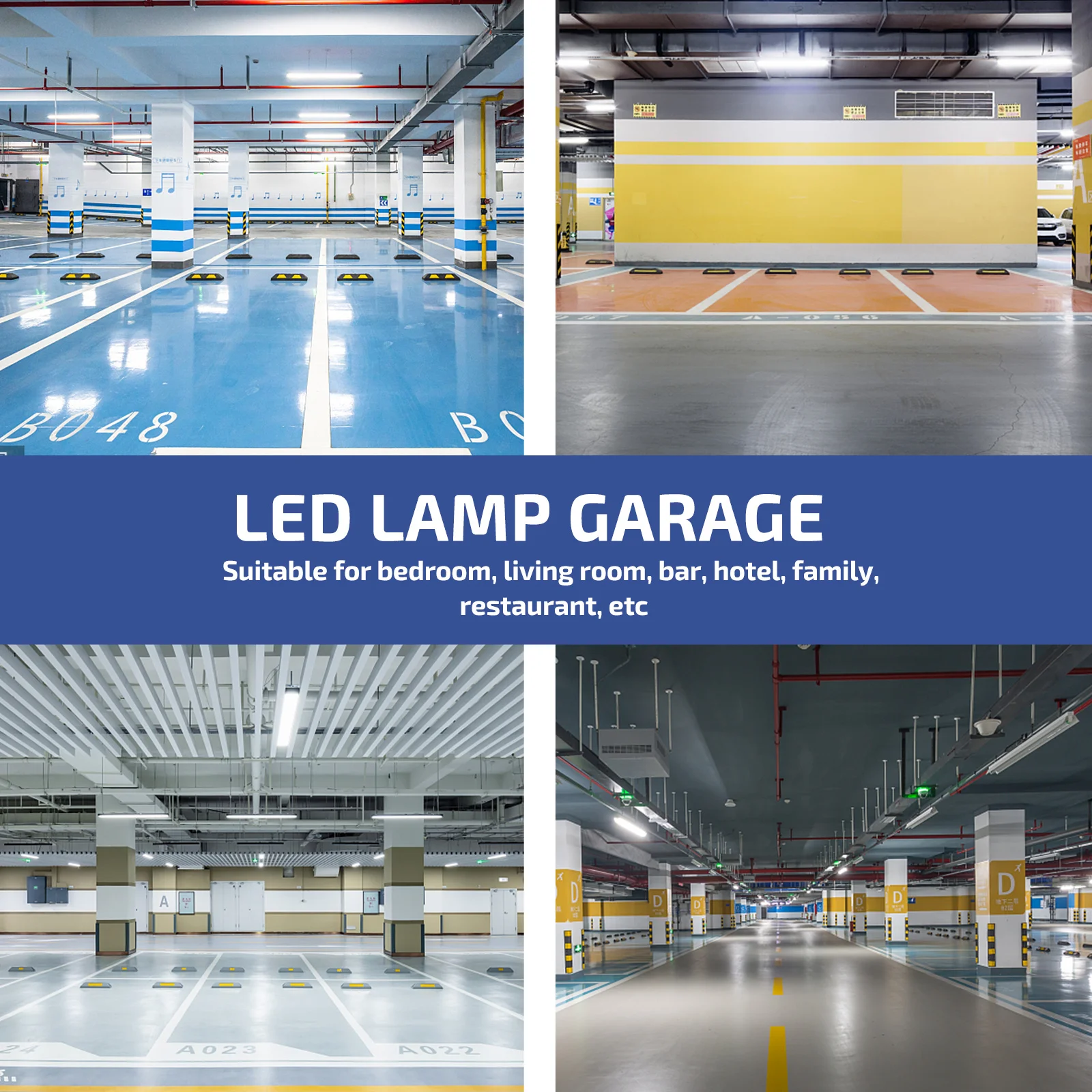 

Folding Deformation Garage Light Lights Lamp Out of Shape Foldable LED Bright White Bulbs Screw