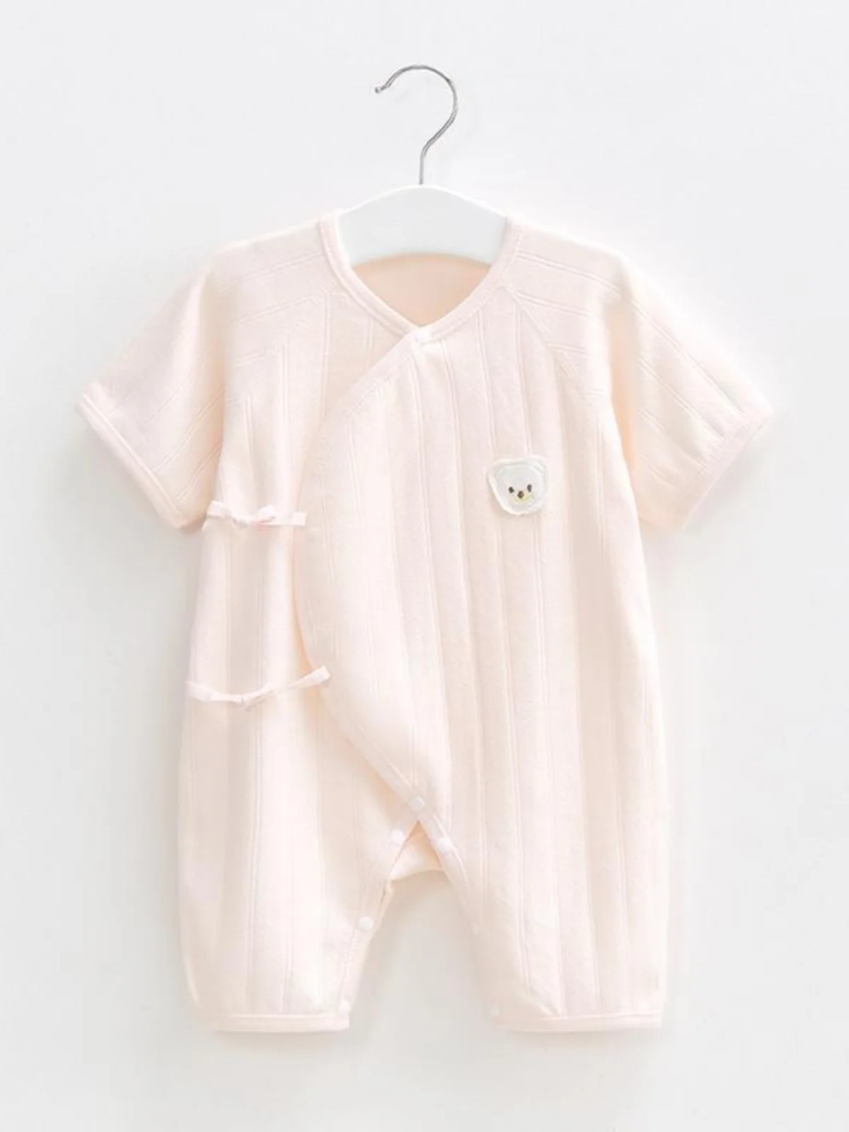 

Baby Rer Suit Summer ort Sve Monastic Sle Cotton Thin Clothes Fem Baby Summer Outfit Baby Harie High Waist Seven...