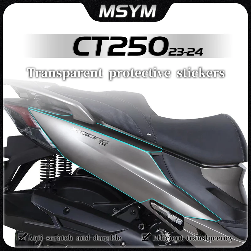 

For KYMCO XCITING CT250 Xciting ct250 2023 2024 Invisible car cover windshield film transparent protective film accessories