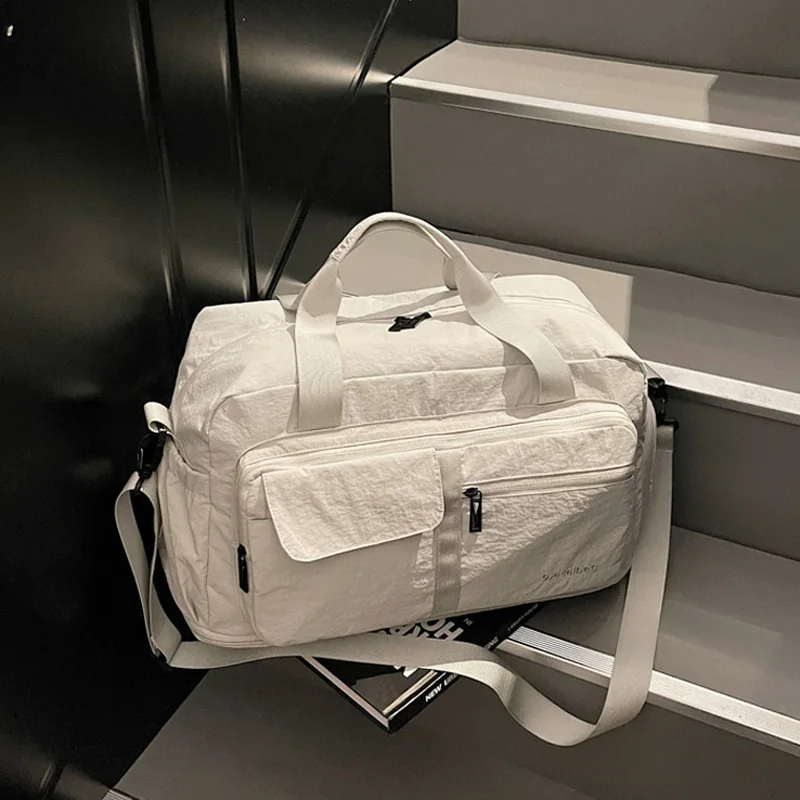 

Women Crossbody Bag Large Capacity Dry Wet Separation Shoulder Bag Leisure Fitness Sports Camping Hiking Hangbags Travel Duffel