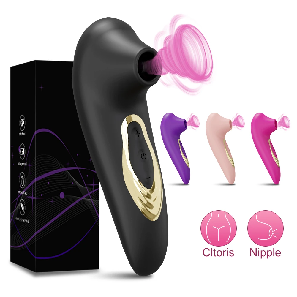 Poderoso Sucker Clitóris para Mulheres, Vibrador de Sucção Vagina, Mamilo e Estimulador Oral a Vácuo, Massageador Sex Toys, Adultos Goods