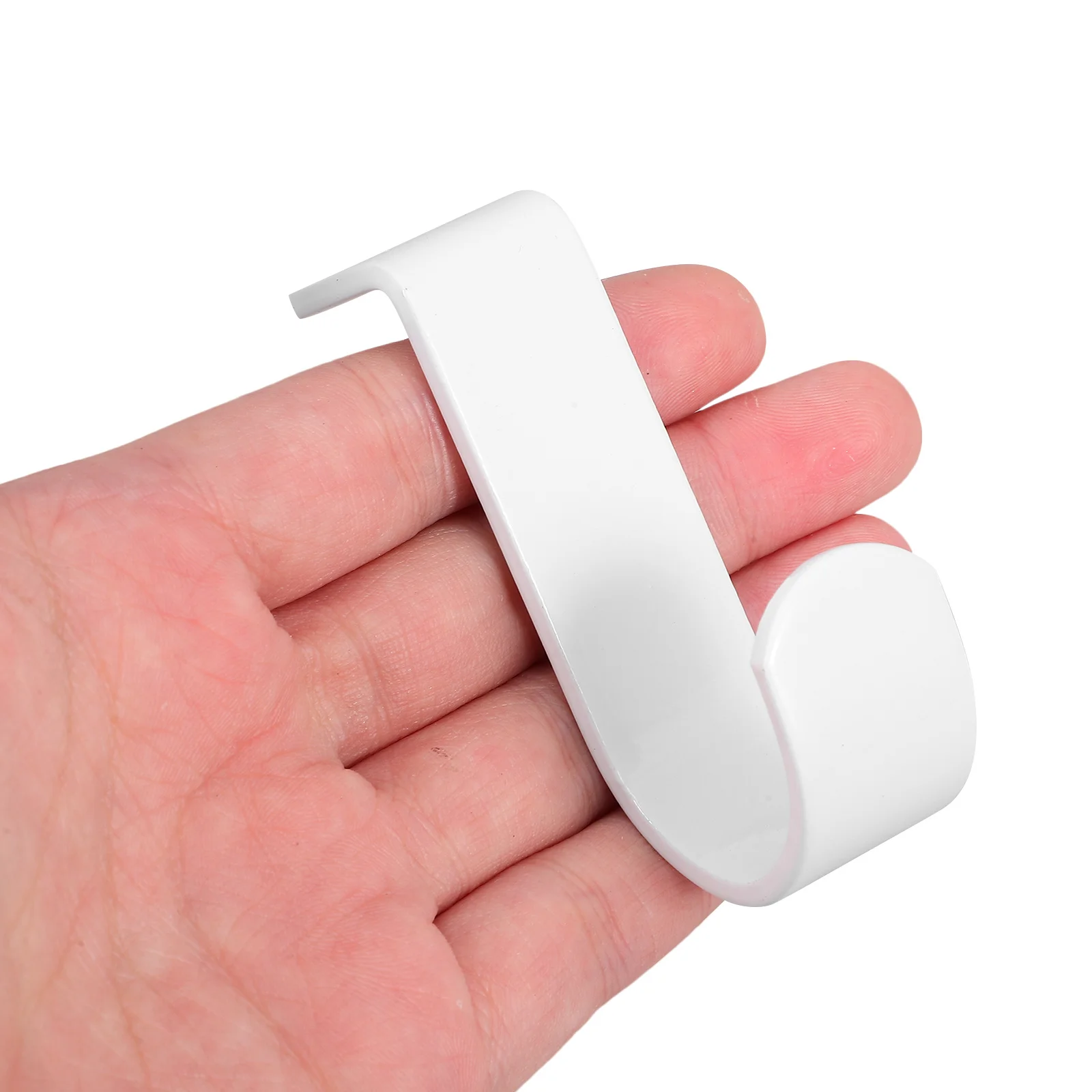 

3Pcs Curtain Rod Brackets Thickened Heavy Duty Wall Mounted Single Rod Holders Stainless Steel Support