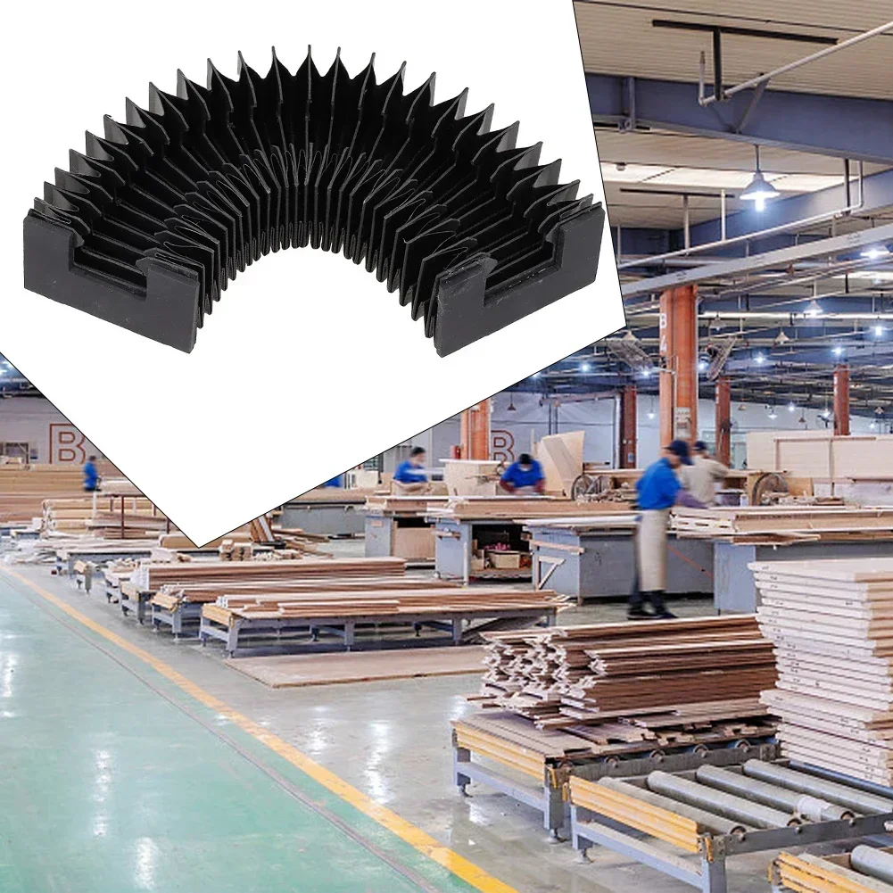 200-1000mm CNC Machine Cover Dust Cloth For HGR20 Bellows Linear Guide Rail CNC Dust Cover Cloth Stretched Plate Mech Cover