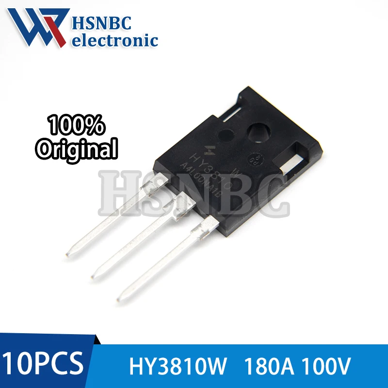 

10PCS HY3810W HY3810 HY3810NA2W TO-247 180A 100V N-Channel Power MOSFET Transistor 100% New Original