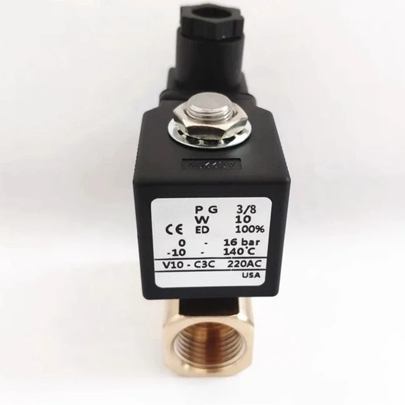 V10-C3C AC220V Large Diameter Two-way Solenoid Valve VMI PG3/8 PG1/2 Solenoid Valve for Twin screw