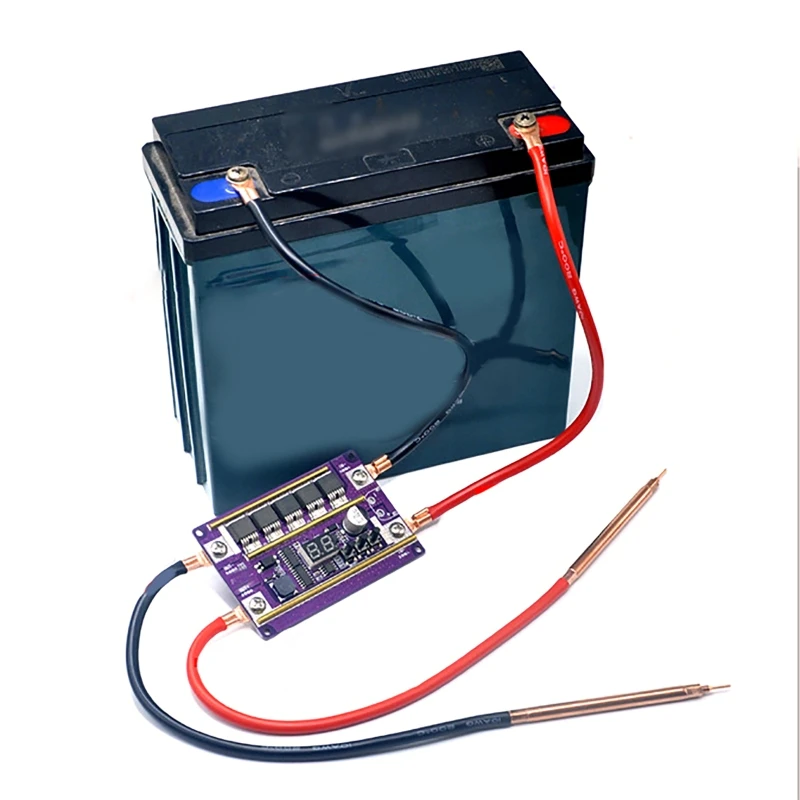 Mini Draagbare Puntlassen Machine Voor Diy 18650 Batterij 99 Gears Digitale Display Printplaat Lassen Apparatuur Vlekken Lasser