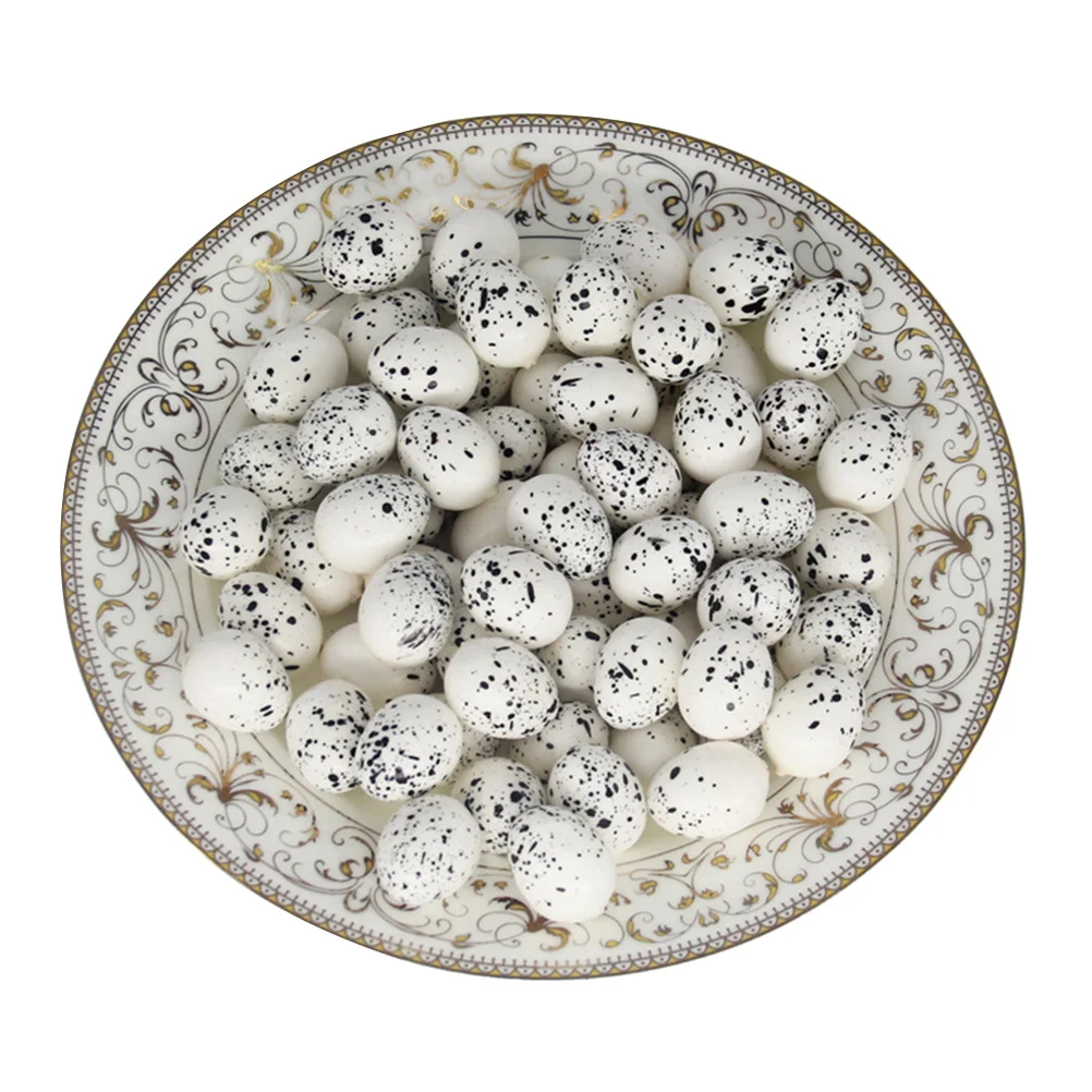 

30pcs Simulation Bird Eggs Mini Artificial Quail Egg Creative Easter Wedding Party Home Garden Decoration Craft Ornament