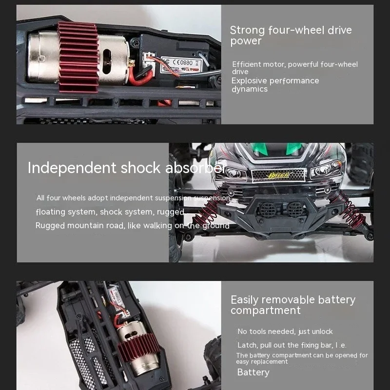 Xinlehong 9136 samochód terenowy z napędem na cztery koła Rc zapobiegający upadkowi, wodoodporny, zdalnie sterowany, elektryczny Model zabawki dla