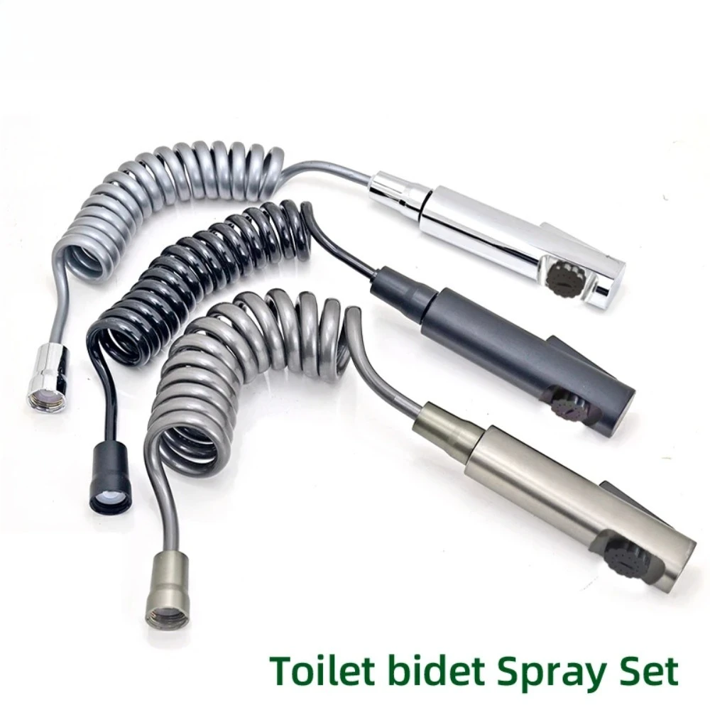 

Handheld Self Cleaning Bidet Douche Sprayer Set Baokemo ABS with No Drilling G1/2 Bracket