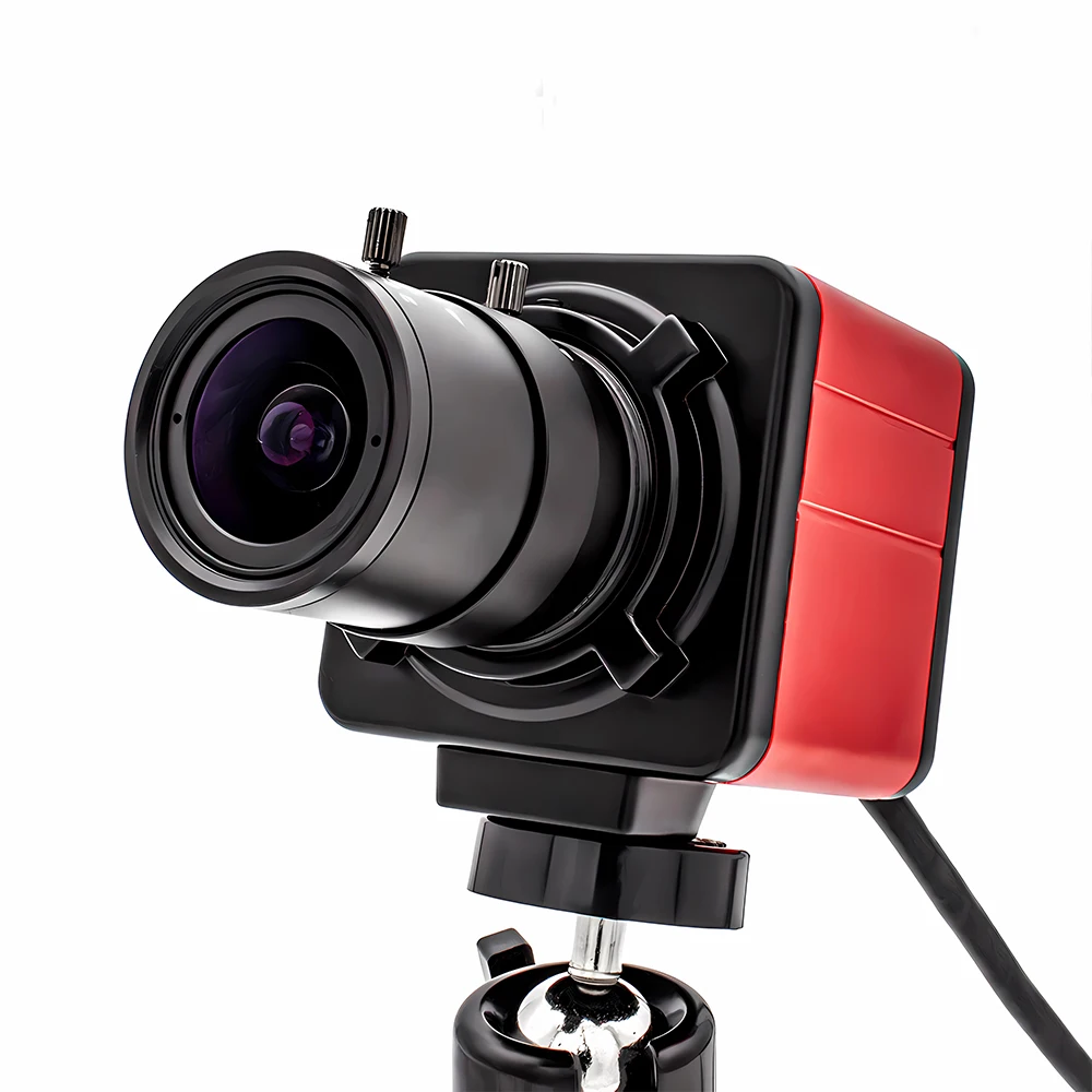 WGWK 4K Mini POE IP Camera Live 3/4/5/8MP HD Security Protection Webcam Industrial 2.8-12mm Manual Varifocal Lens Network Camera