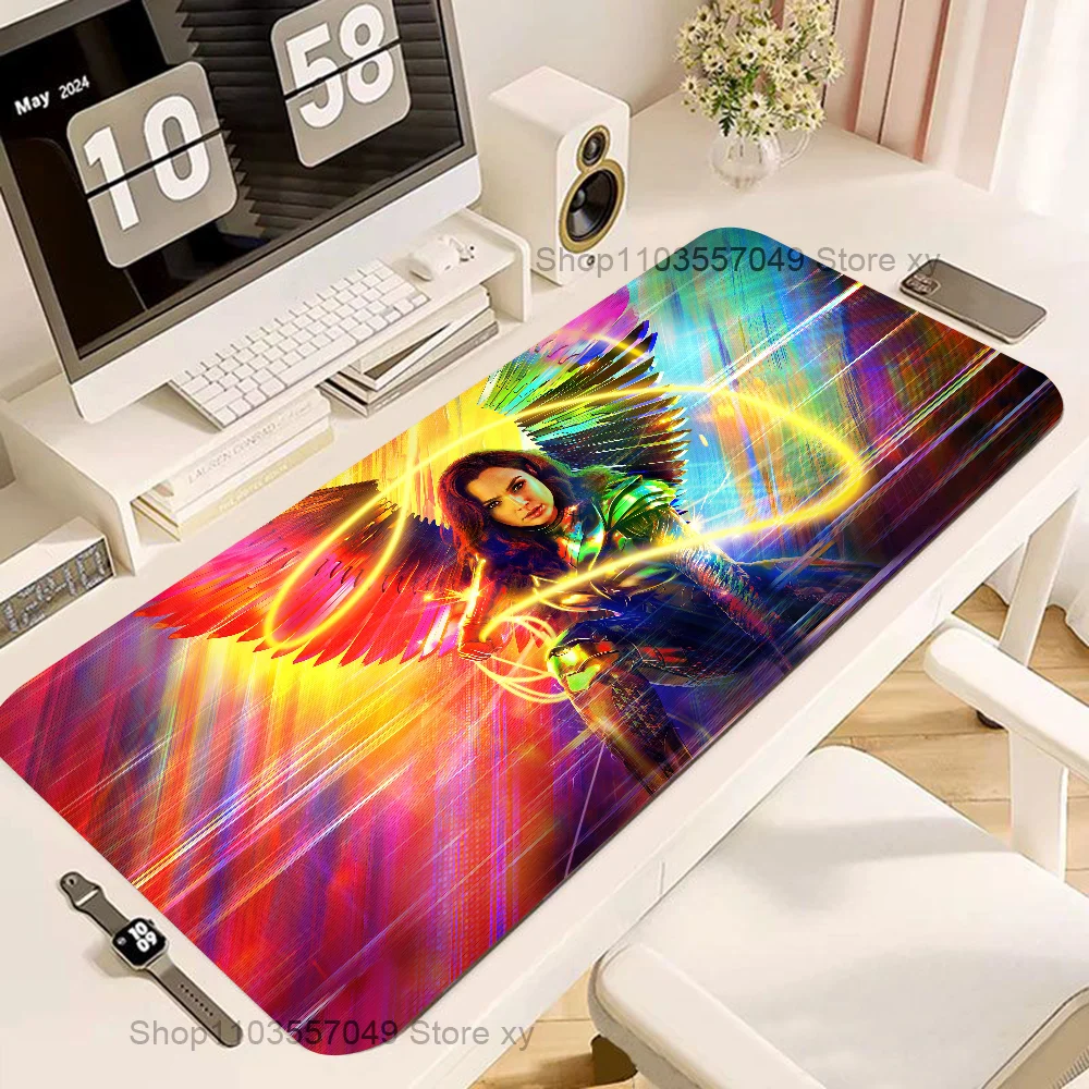 Wonder Woman Mousepad Desk Mat Gaming Accessories Large Gaming Mouse Pad XXL Non-Slip Game Mousepad