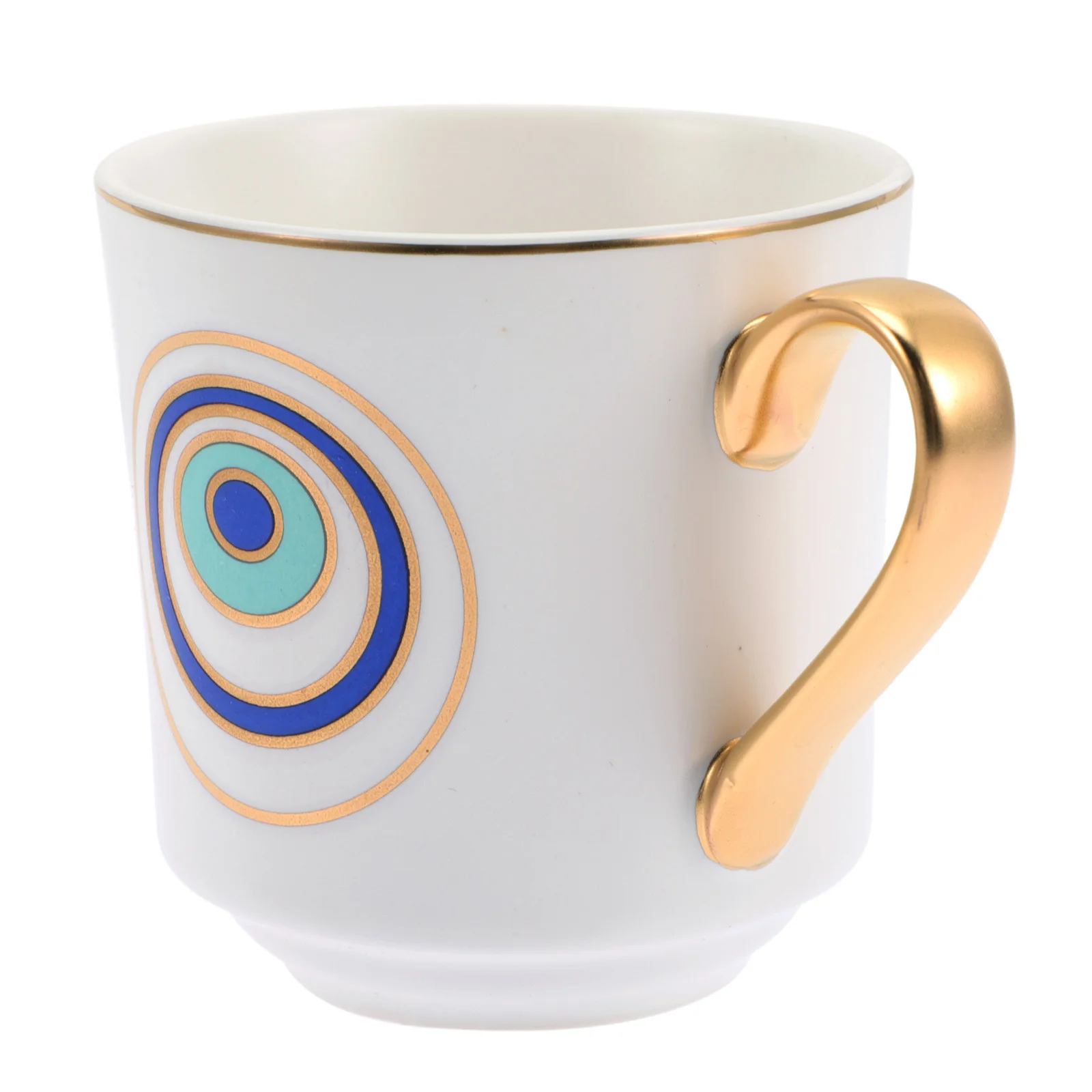 

Hand Painted Ceramic Eye Mug Coffee Cup Chic for Home Office Milk Tea Ceramic Eye Mug Coffee Cup Teacup