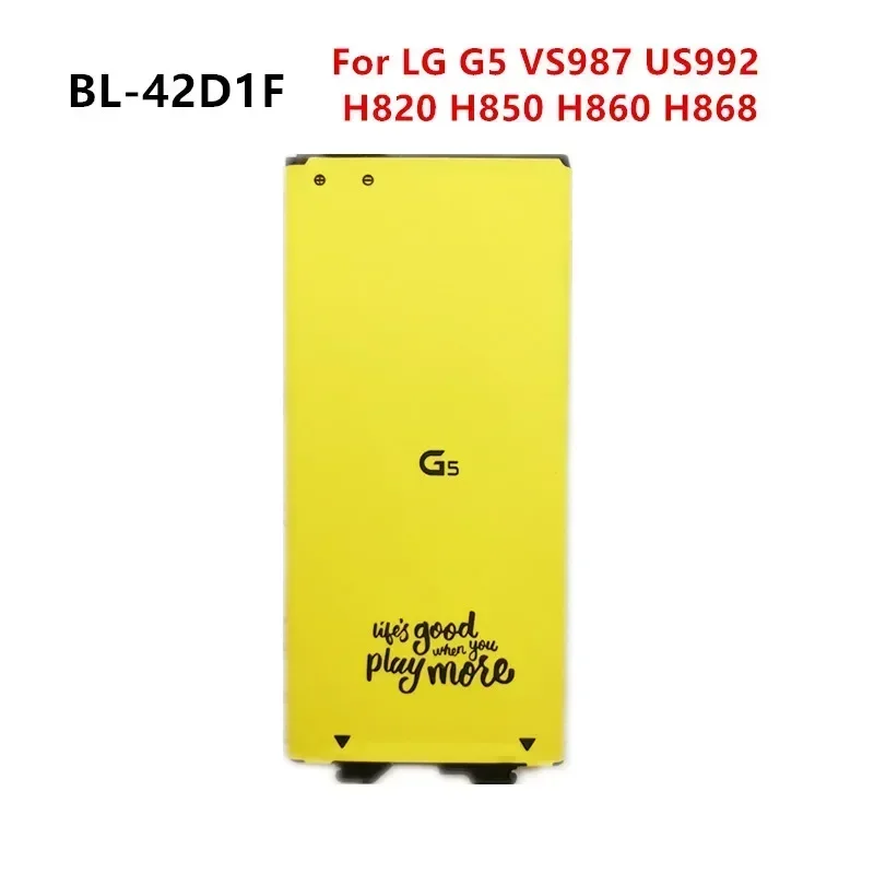 New 2700mAh BL-42D1F Replacement Battery For LG G5 VS987 US992 H820 H830 H840 H850 H860 H868 LS992 F700  BL42D1F  Batteries