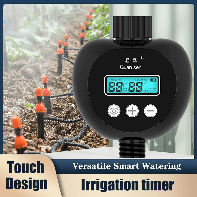 

Garden Water Timer Programmable Waterproof Watering Timer Automatic LCD Display Watering System Digital Irrigation Controller