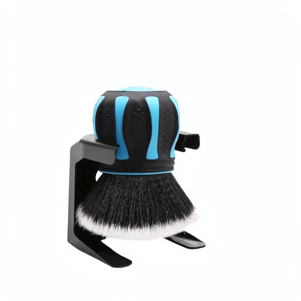 Automotive Air Vent Cleaning Brush Ergonomic Handle Soft Bristle Duster Tool For Car Interior Dashboard Console Detailer
