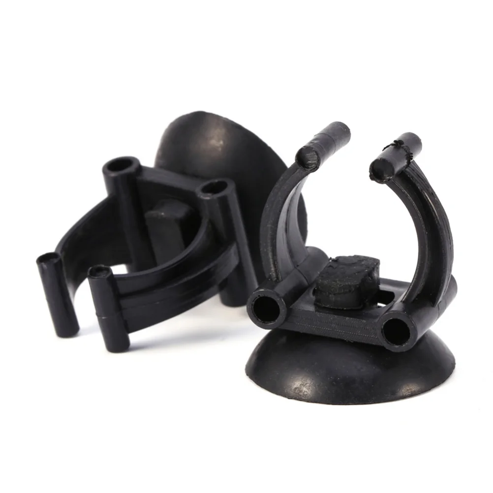 Black Airline Tubing Cups for Aquarium Tube Holder Sucker Clip Vampire Cape Cat Suction