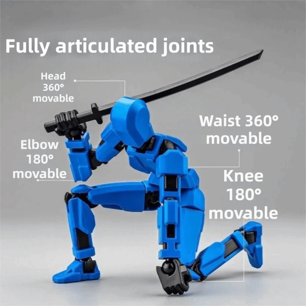 Robot Articolato Modellabile, Robot Trasformabile Multi-Articolato, Action Figure Robot Mobile, Giocattolo Portatile, Robot Che Cambia Forma