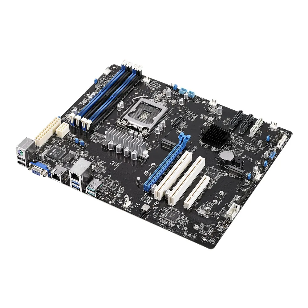 Placa-mãe de servidor P11C-X para ASUS C242 LGA 1151 DDR4 32GB VGA Suporte E-2100 de alta qualidade