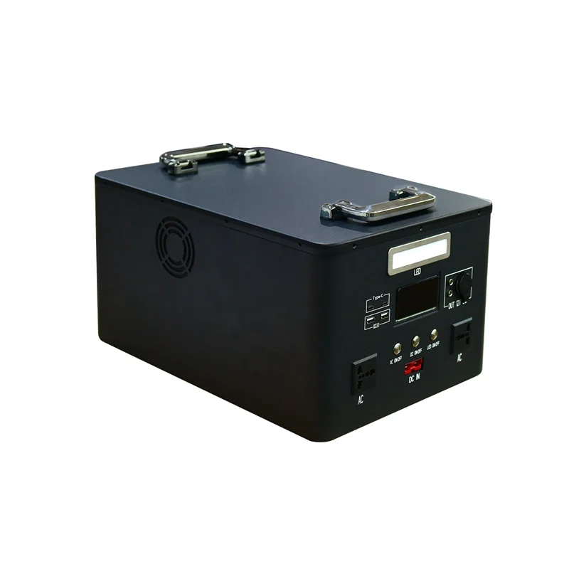 High Capacity 1500W 2000W Solar Generator Portable Outdoor Camping Portable Solar Power Station