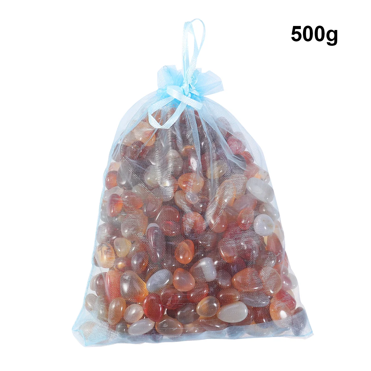 500 G Fish Tank Decorations Plant Gravel for Aquarium Natural Agate Flowerpot Pebbles Stone