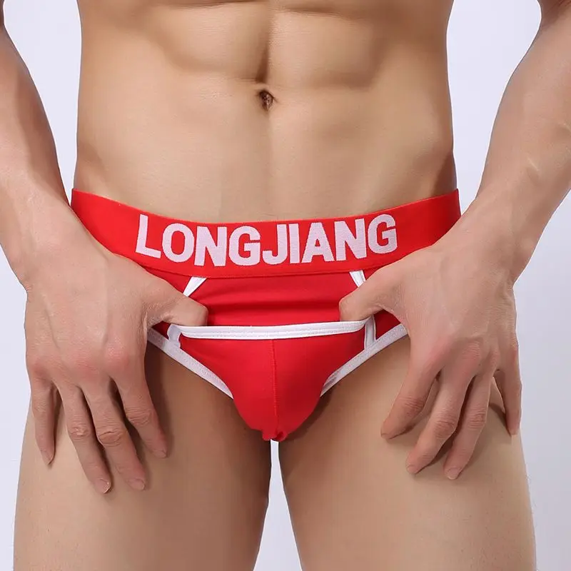 

Men's Sexy Breathable Thongs Briefs Low Waist U Convex Underwear Underpants G-String Underwear T-Back Bikini Sex Mens Panties