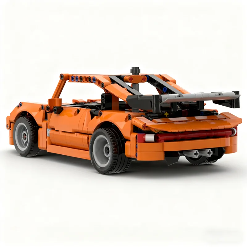 714pcs MOC Porscheed Technical Model Building Blocks Construction Creative DIY Christmas Gift Idea Education Brick Toy Kids