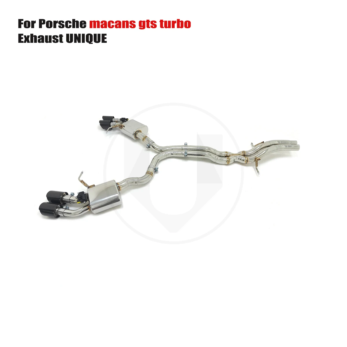 UNIQUE For 2020-2024 Porsche Macan GTS Turbo 2.9t performance valve exhaust system ss304 exhaust muffler