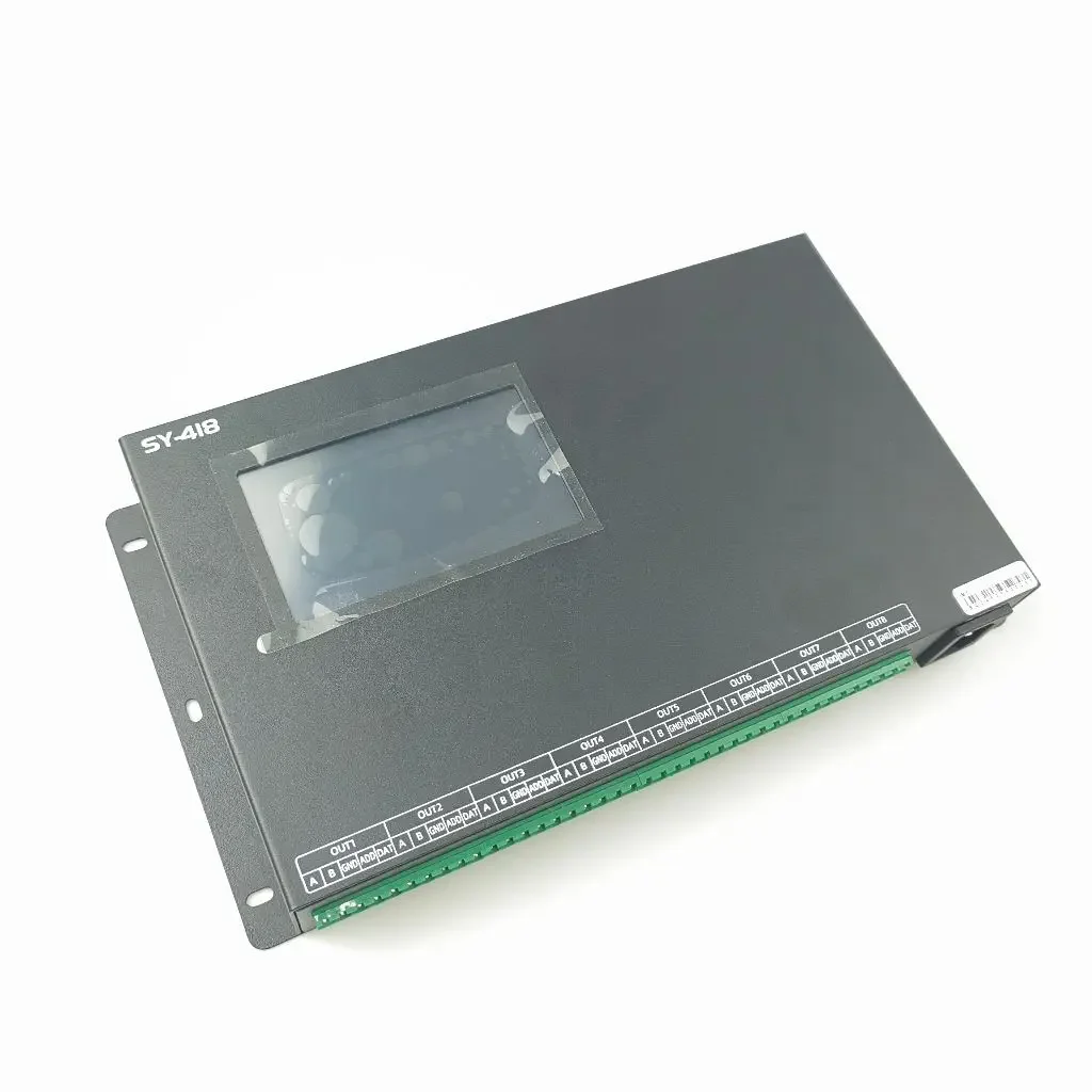 Controlador de reproductor RGB de Madrid SY-418 DMX512 y controlador de programa DMX direccionable SPI