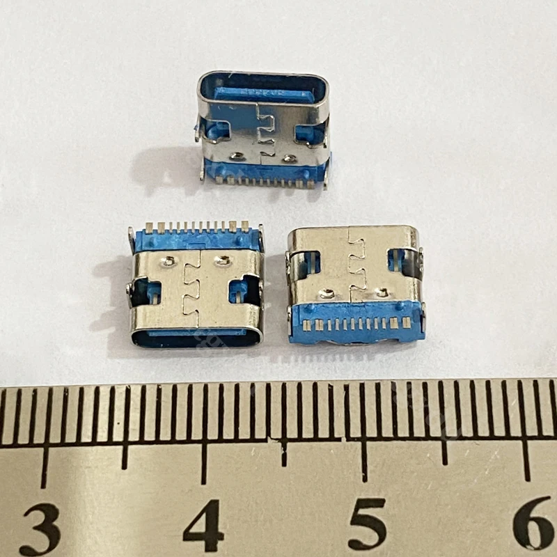 Cltgxdd 20 Stück 16-Pin Typ-C Buchse USB3.1 SMT SMD DIP Stecker Hochstrom-Ladeanschluss für PCB-Leiterplatten-Reparatur DIY – Detail 11