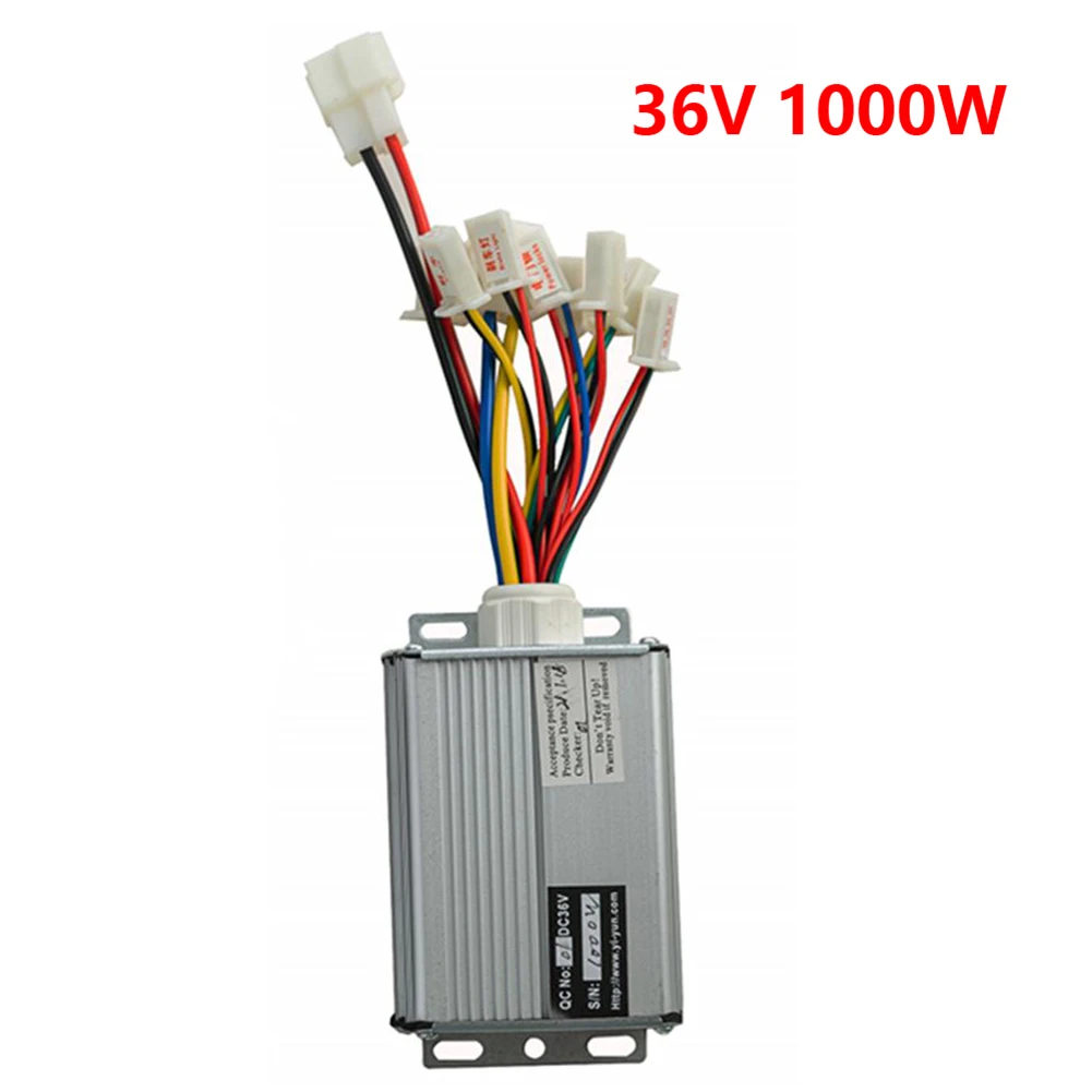 Electric Bike Controller 36/48V 1000W Electric Bicycle E-bike Scooter Replacements Brush DC Motor Speed Controller