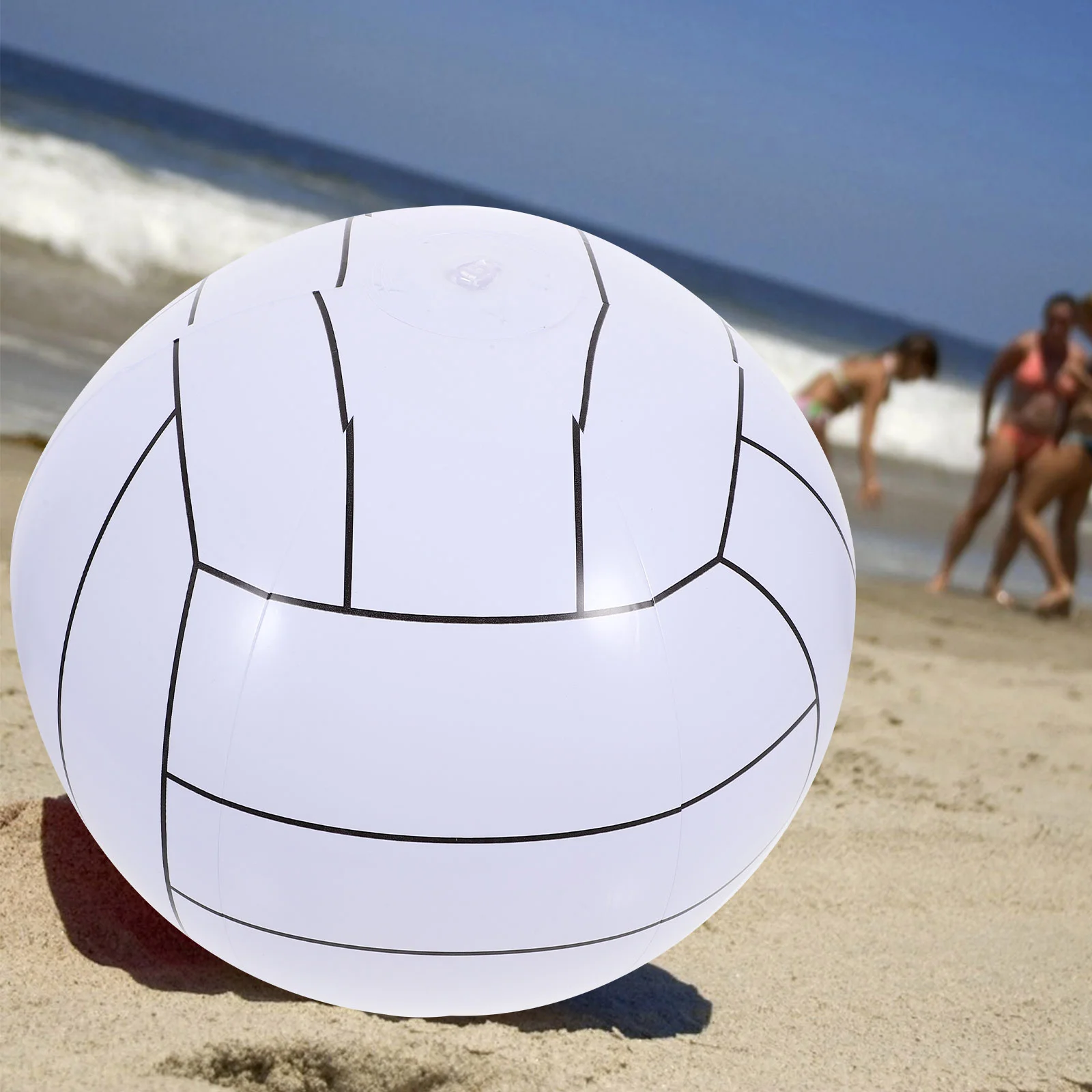 Inflatable Football Toy Beach Volleyball Sports Balls Kids Pool Pump Party Decorations Floating for Teens Plastic Swimming