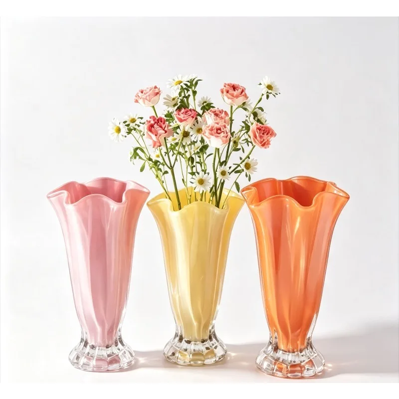 Simple Vase, Vintage Antique Ornament, Water Cured Fresh Cut Flower, Lily Style, Large Caliber, High Aesthetic Value