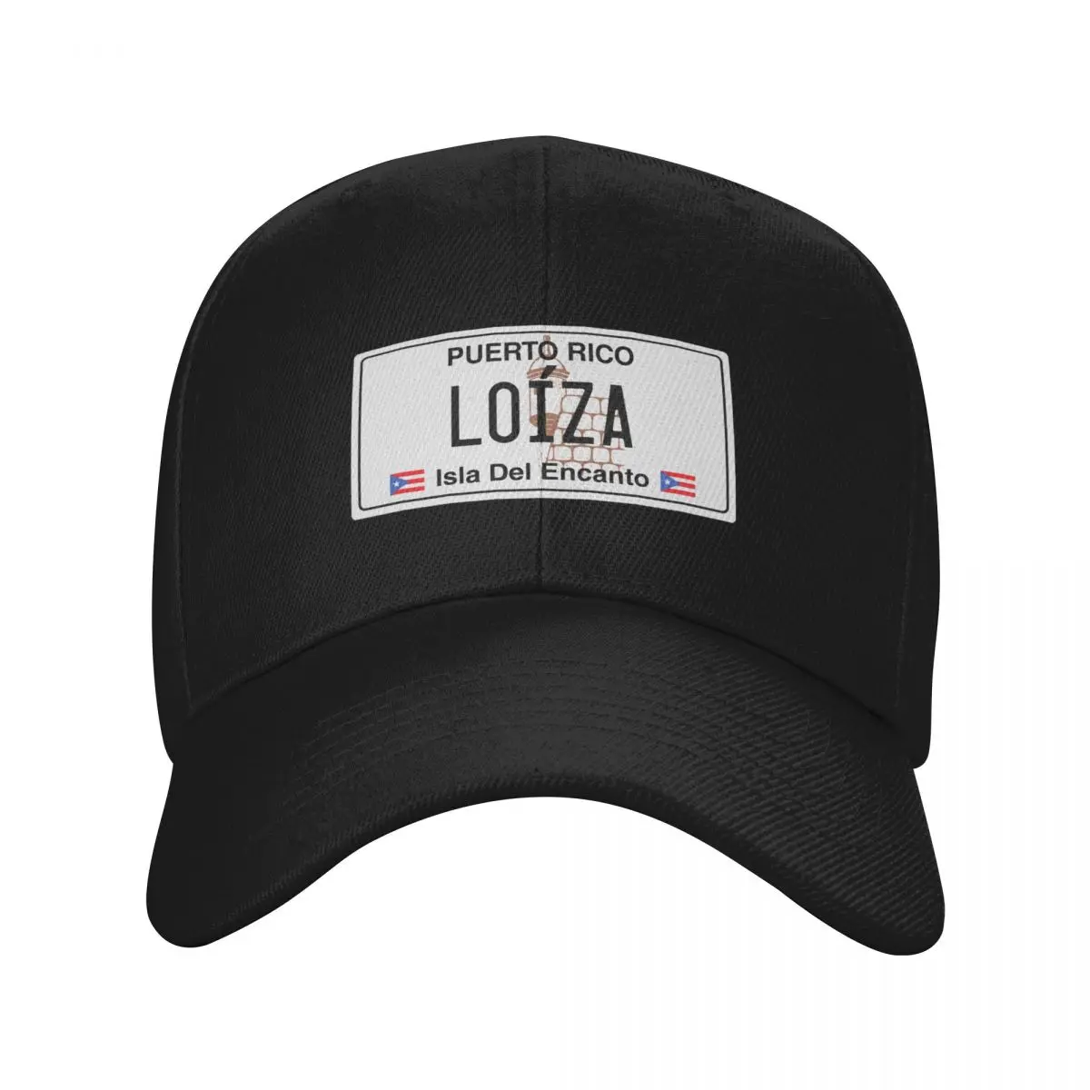 PR Plate - Loíza Baseball Cap sun hat Trucker Cap Custom Cap Ladies Men's