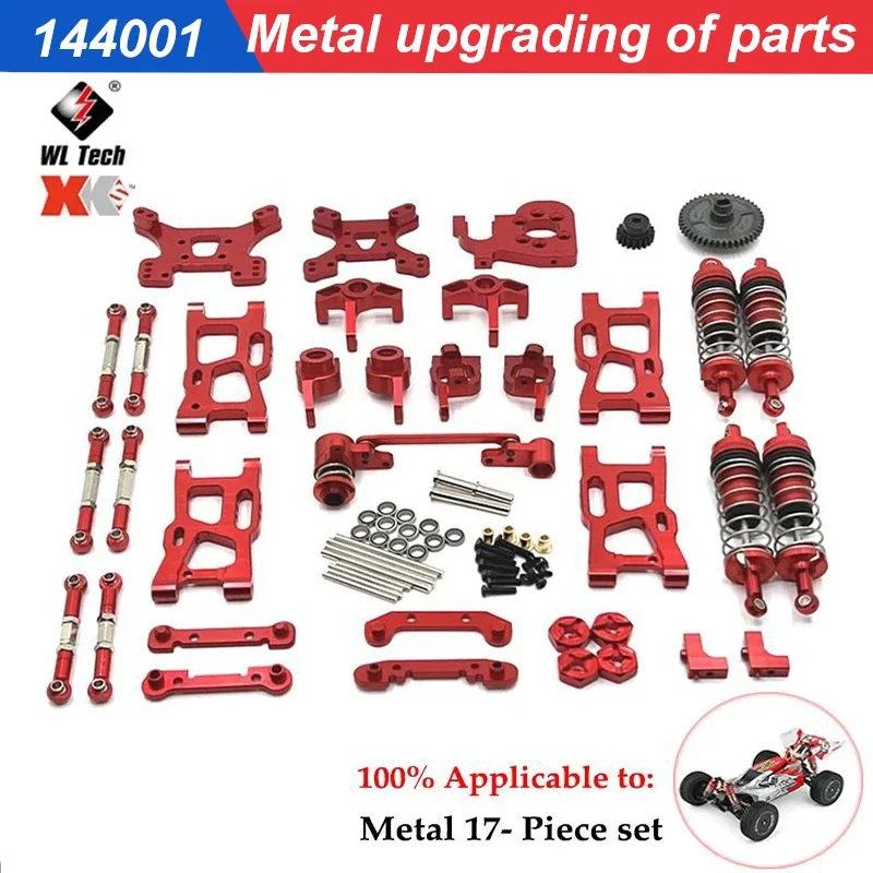 WLtoys 1/14 144001 144010 144002 124017 124019 RC Car Metal Upgrade Parts Collection accessori per auto Rc Crawler Parts