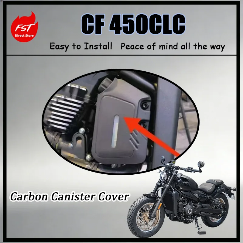 FOR CF 450CLC Carbon Canister Guard Genuine Modified Water Bottle Cover Anti-Dust Decorative Plate OEM Fit Upgrade Accessory